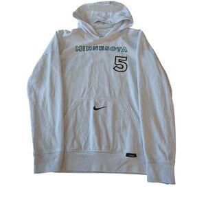 Nike NBA Minnesota Timberwolves Anthony Edwards #5 Youth XL 18/20 Hoodie White
